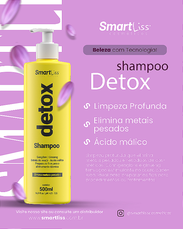 Shampoo detox 500ml Smart