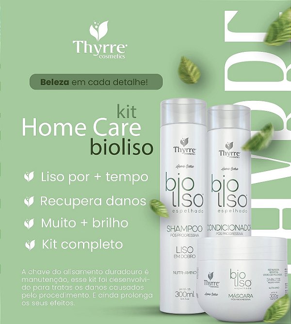 Kit pós alisamento BioLiso Thyrre