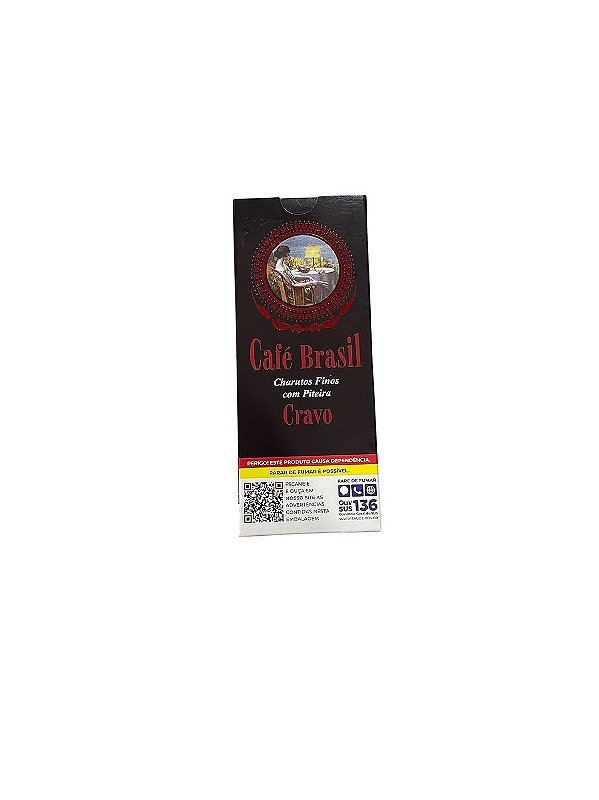 Cigarrilha Café Brasil Cravo Caixa Com 5 Unidades