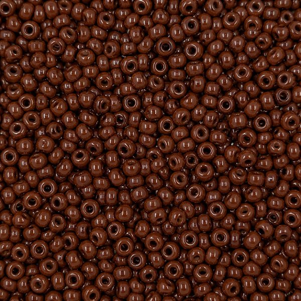 Miçanga Marrom Leitoso 500g