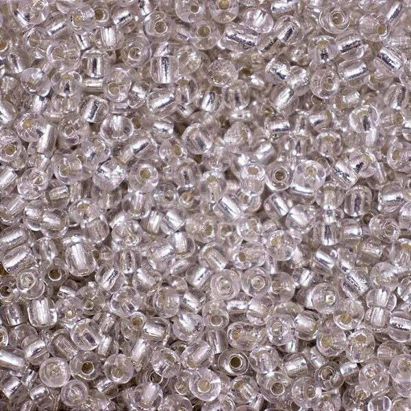 Miçanga Transparente Pacote 500g