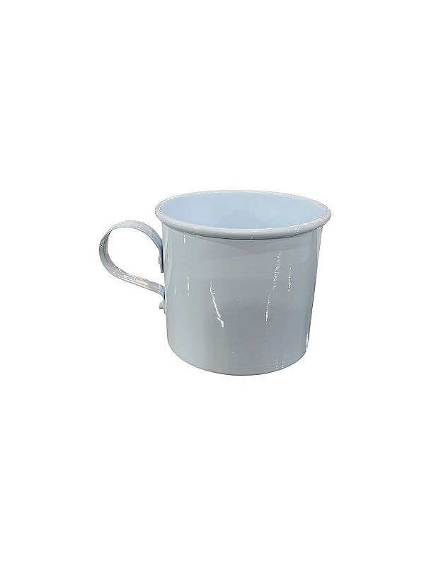 Caneca de Ágata 8cm Branca
