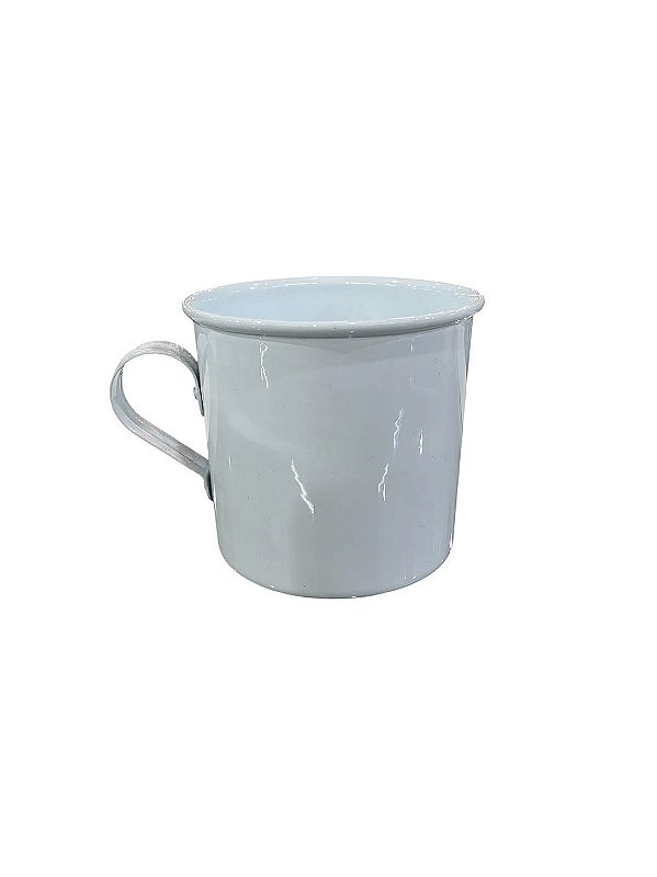 Caneca de Ágata 10cm Branca