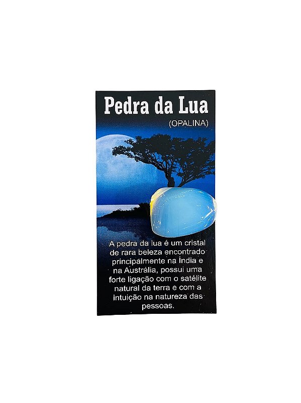 Cartela de Pedra Da Lua (Opalina)