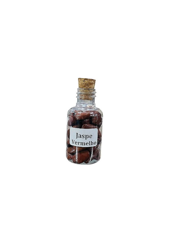 Garrafinha de Pedra Jaspe Vermelho