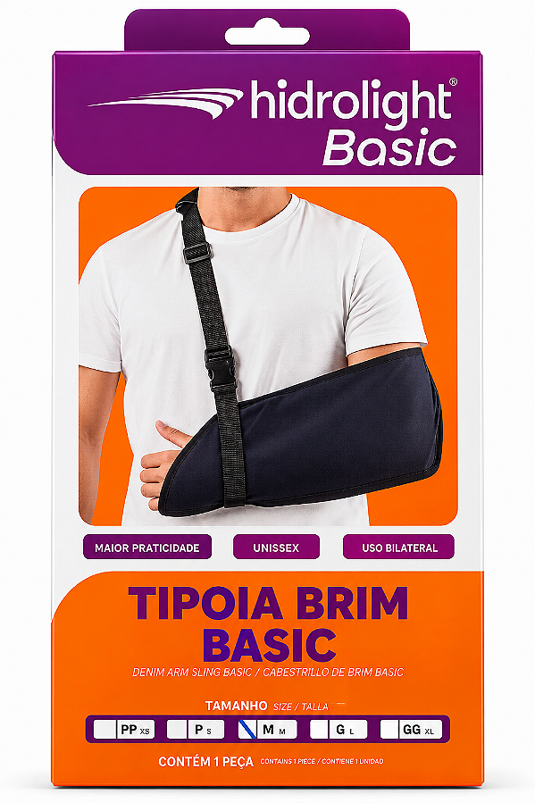 Tipoia Brim Basic Suporte e Imobilização do Braço - Hidrolight