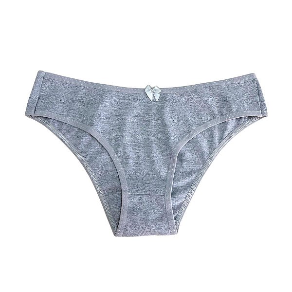 Calcinhas Básica Feminino Adulto Cotton Lisas - REF 77