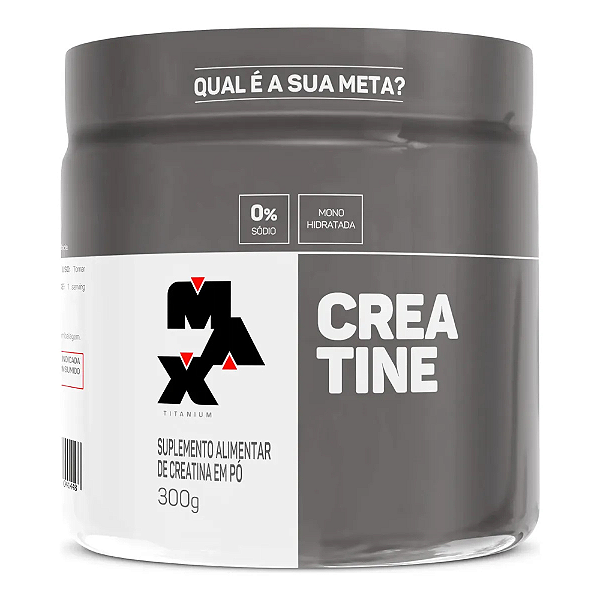 Creatina Pura Max Titanium Pote 300g