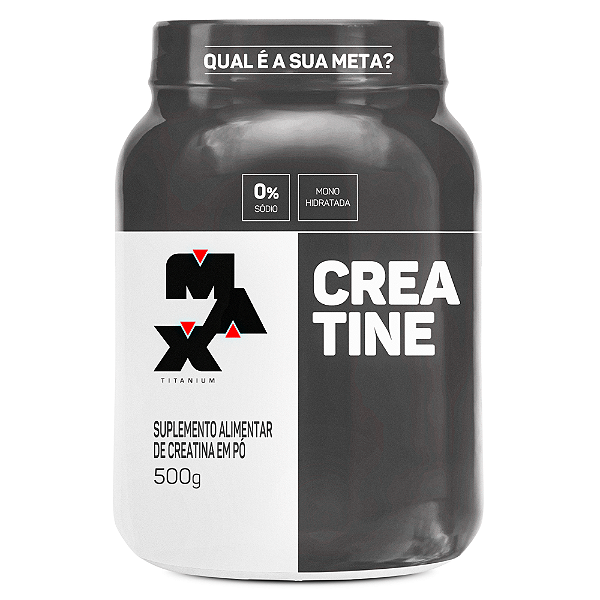 Creatina Pura Max Titanium Pote 500g