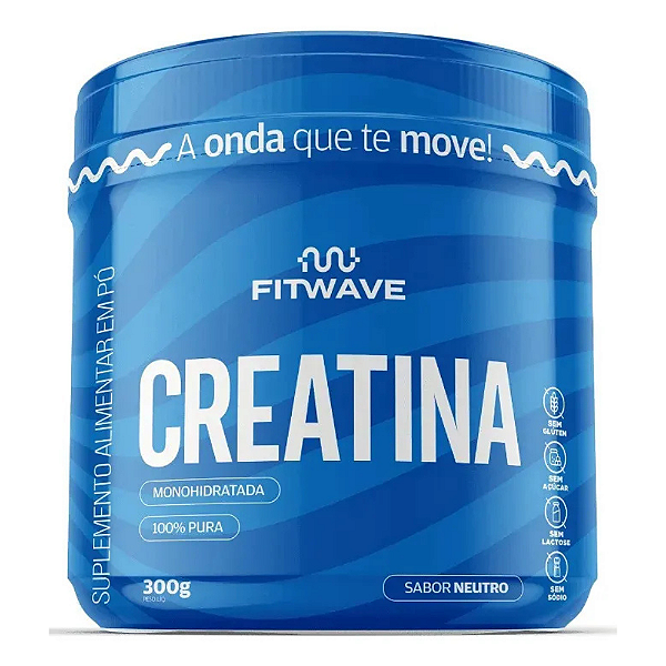 Creatina Pura Fit Wave Pote 300g