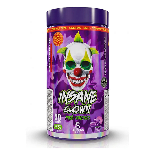 Pré Treino Demons Lab Insane Clown Pote 210g