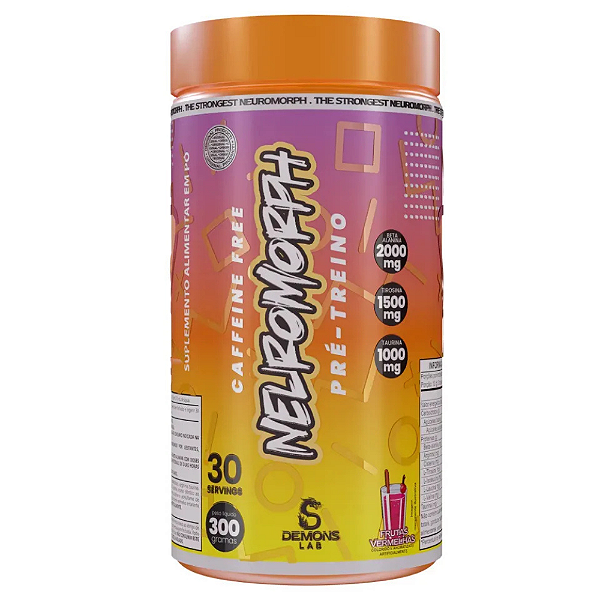 Pré Treino Demons Lab Neuromorph Pote 300g