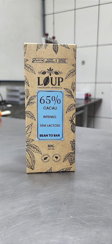 CHOCOLATE 65% CACAU INTENSO SEM LACTOSE