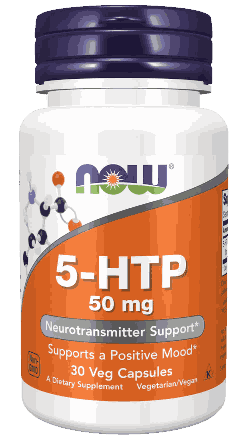 5-HTP 50mg, 30 capsulas, Now Foods