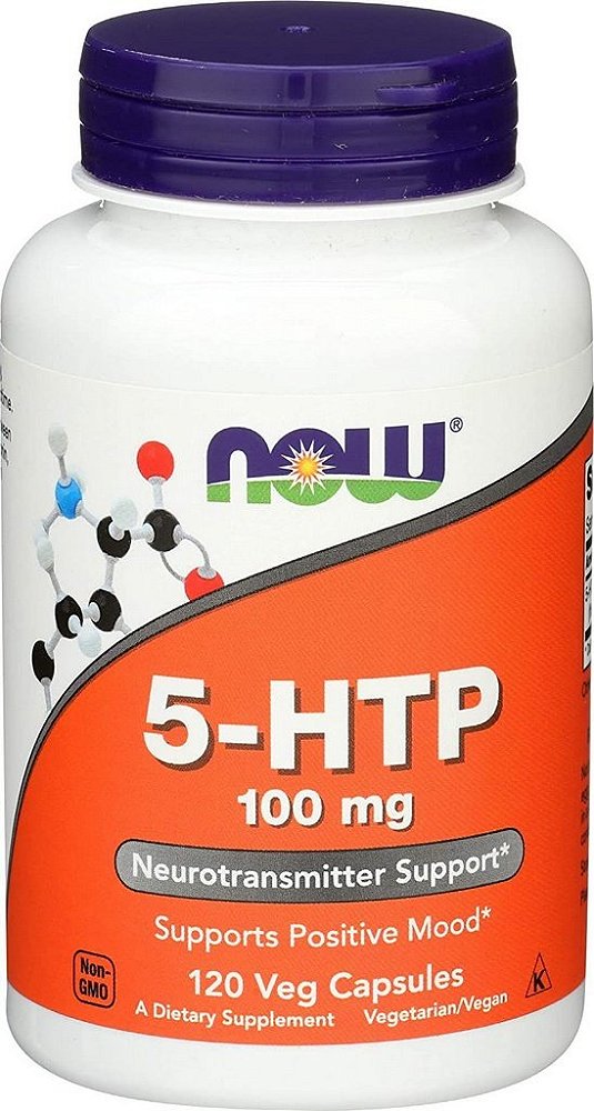 5-HTP 100mg (120 cápsulas) - Now Foods
