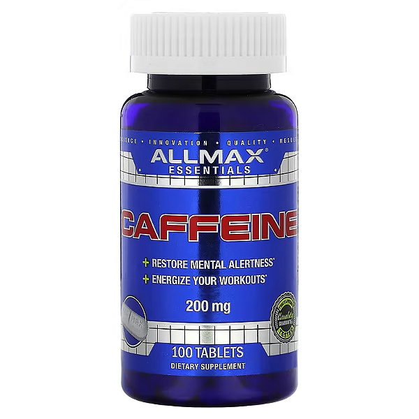 ALLMAX Essentials Cafeína 200 mg 100 Comprimidos