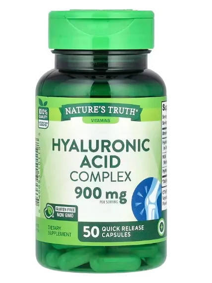 Acid Complex, ácido hialurônico,, 900mg, 50 cápsulas, Nature's Truth