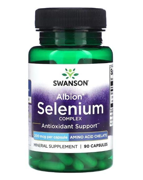 Albion Selênio Complex, 200mcg, 90 cápsulas, Swanson