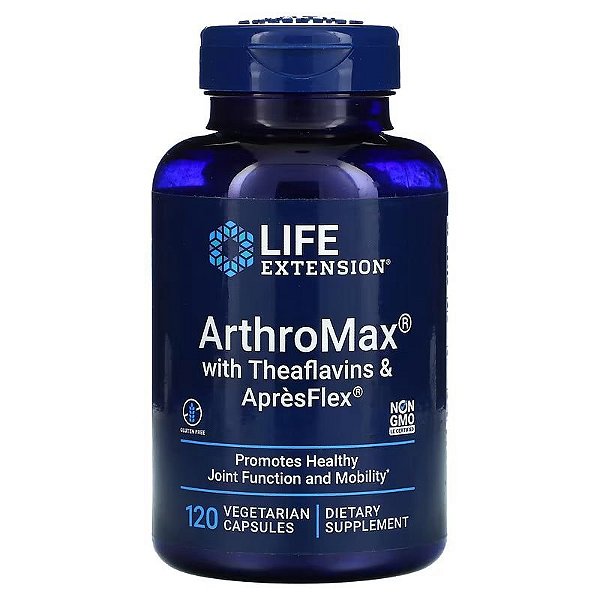 ArthroMax com Theaflavins e AprèsFlex 120 Cápsulas Vegetarianas