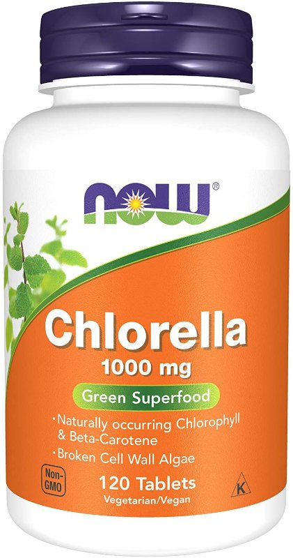 Chlorella (120 tabletes) - Now Foods