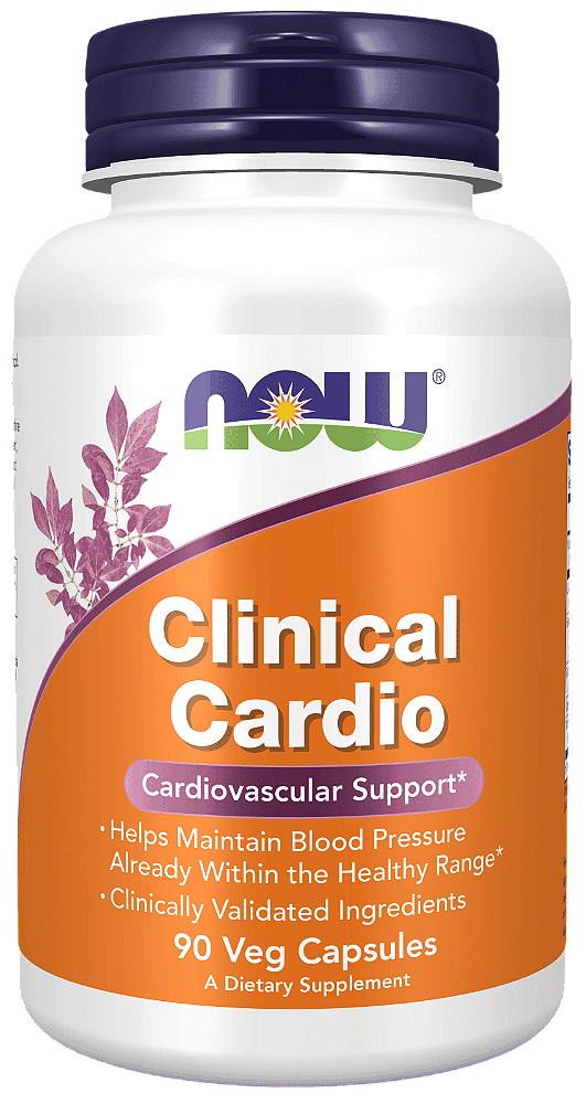 Clinical Cardio 90 Cáps Vegetais - NOW Foods