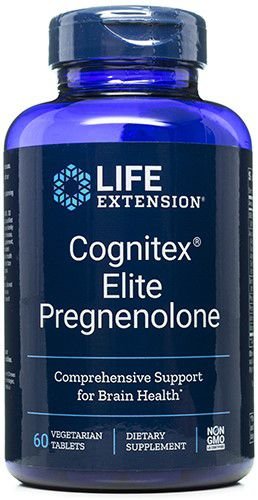 Cognitex Elite Pregnenolone, 60 Comprimidos, Life Extension