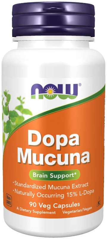 Dopa Mucuna (90 cápsulas) - Now Foods
