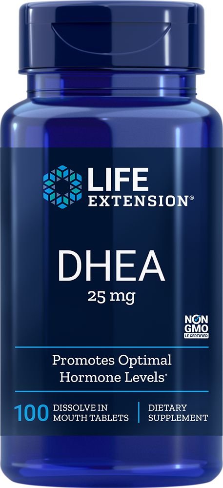DHEA 25mg - 100Caps - Life Extension
