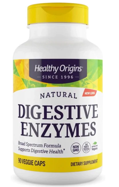 Enzimas Digestivas, 90 Cápsulas, Healthy Origins