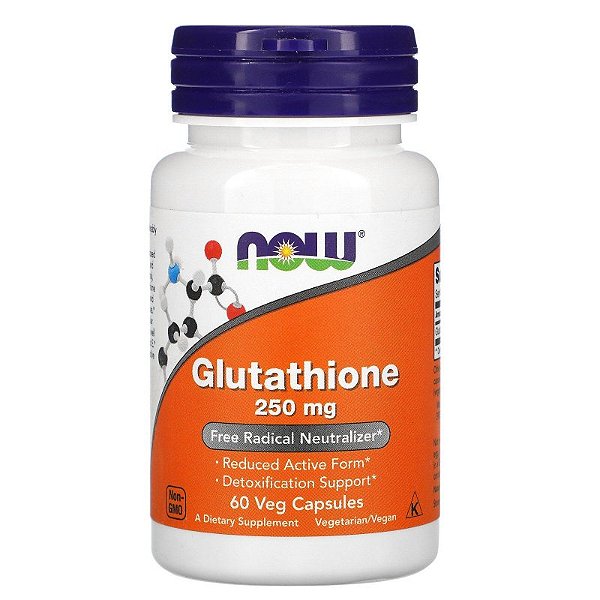 Glutathione 250mg (60 cápsulas) - Now Foods