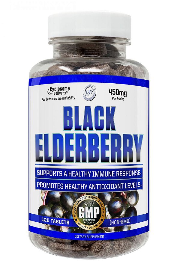 Hi-Tech Sabugueiro Preto ( Black Elderberry) 120 ct