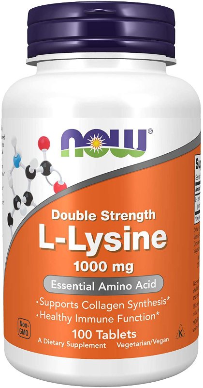 L-Lysine 1000mg (100 tabletes) - Now Foods