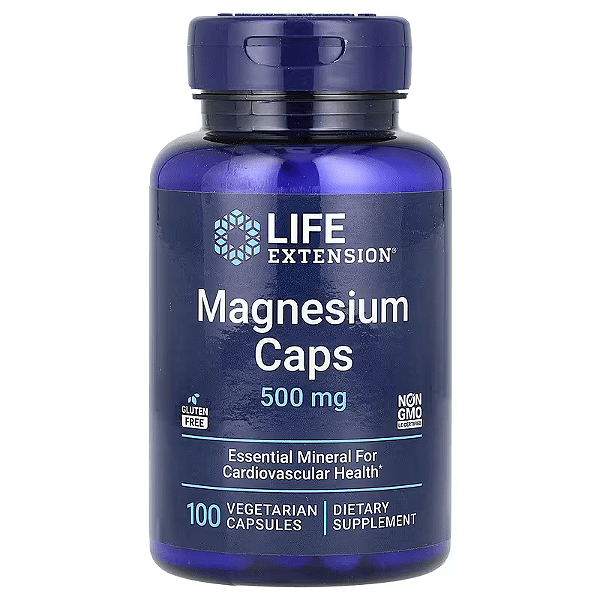 Life Extension Magnesium Caps, 500 mg, 100 capsules
