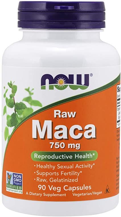 Maca Peruana Raw Crua 750 Mg 90 Capsulas