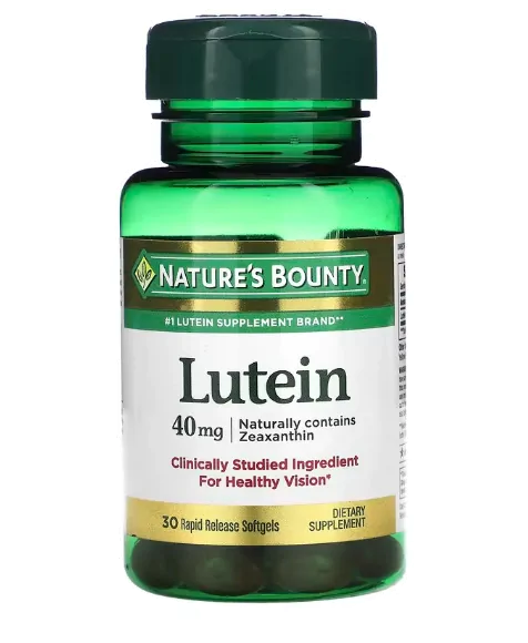 Luteína, 40mg, 30 cápsulas, Nature's Bounty