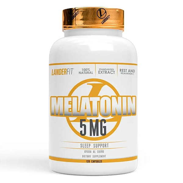 Melatonina 5mg 120 Cápsulas - LanderFit