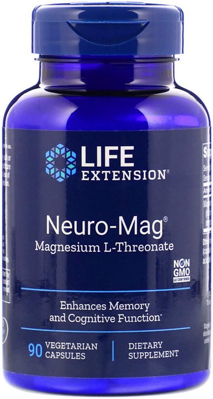 NeuroMag Magnesium L-Threonate (90 cáps) - Life Extension