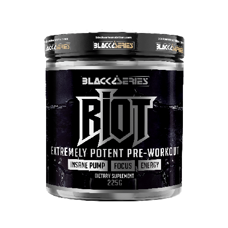 Pré Treino Riot, 225g, Black Series