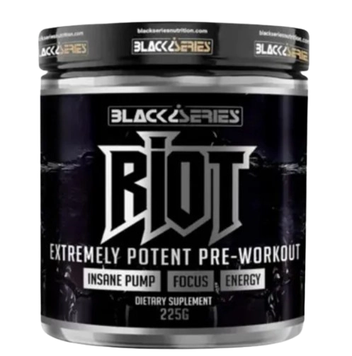 Pré Treino Riot, Sabor Limão, 225g, Black Series