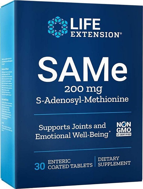 SAMe 200mg (30 tabletes) - Life Extension