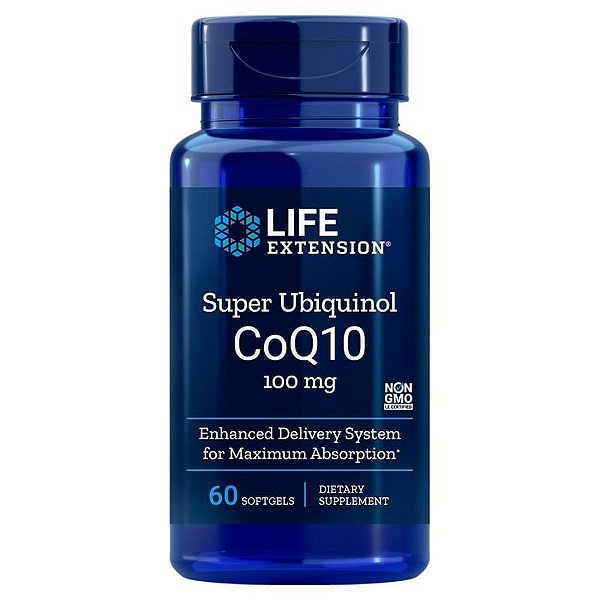 Super Ubiquinol CoQ10 100mg - 60Caps - Life Extension