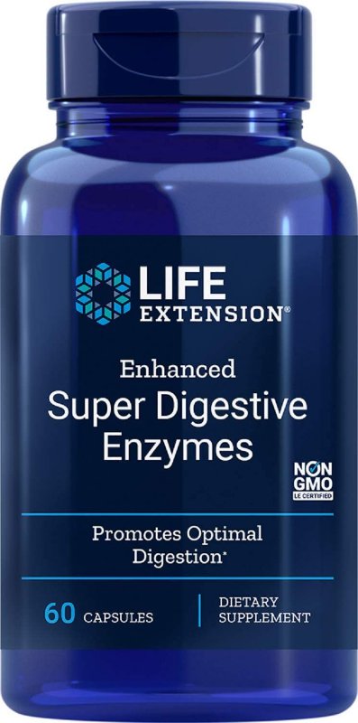 Super Digestive Enzymes (60 caps) - Life Extension