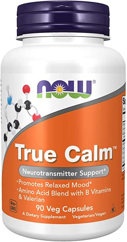 True Calm 90 Veg Cápsulas Now Foods