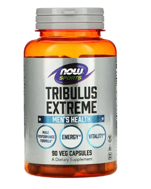 Tribulus Extreme, 1000MG, Saúde Masculina, 90 Cápsulas, Now