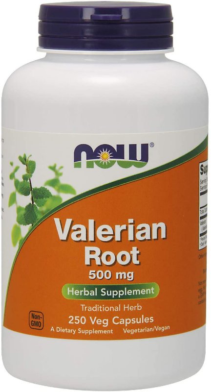 Valerian Root Raíz De Valeriana 500mg 250 Vcaps Now Foods