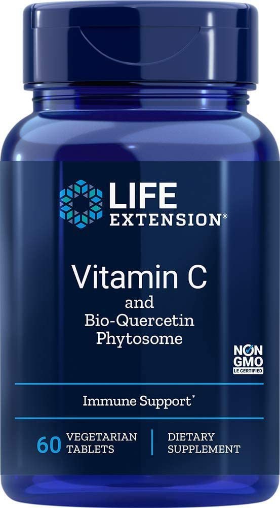 Vitamina C e BioQuercetina (60 tabletes) - Life Extension