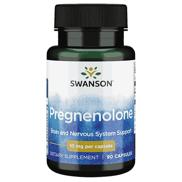 Pregnenolona, 10mg, 90 cápsulas, Swanson