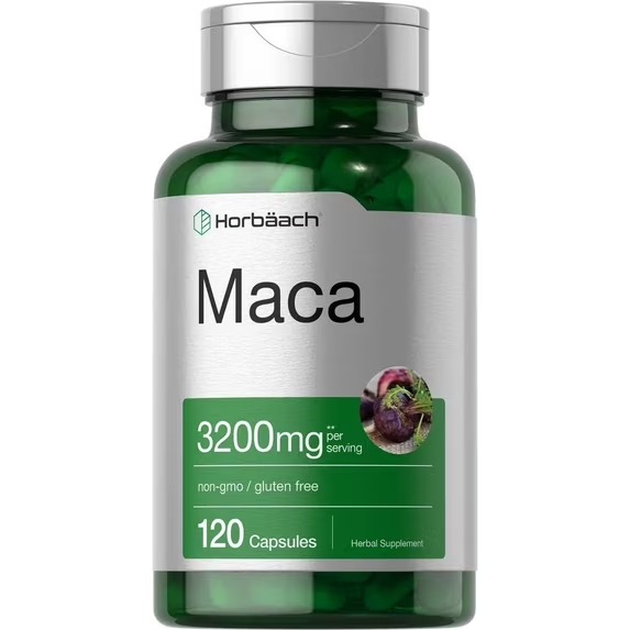 Maca (Raiz de maca) 3200Mg 120 Comprimidos, Horbaach