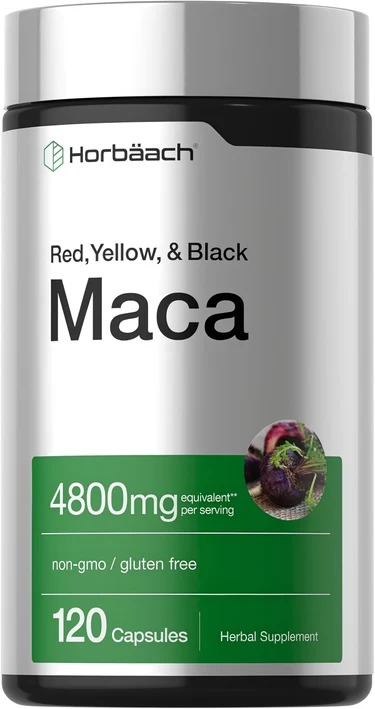 MACA, 4800Mg, 120 Cápsulas, Horbaach