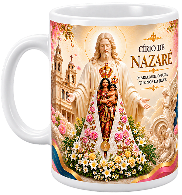 Caneca Círio de Nazaré – Modelo 02 Coleção Círio 2026